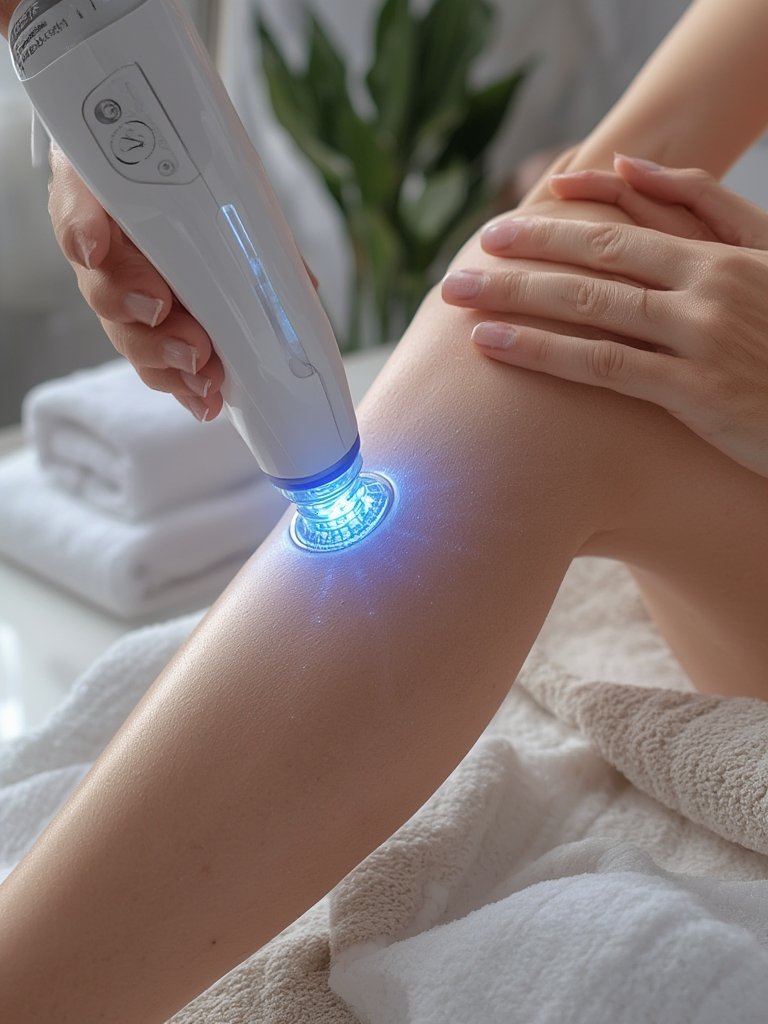 laser hair in action