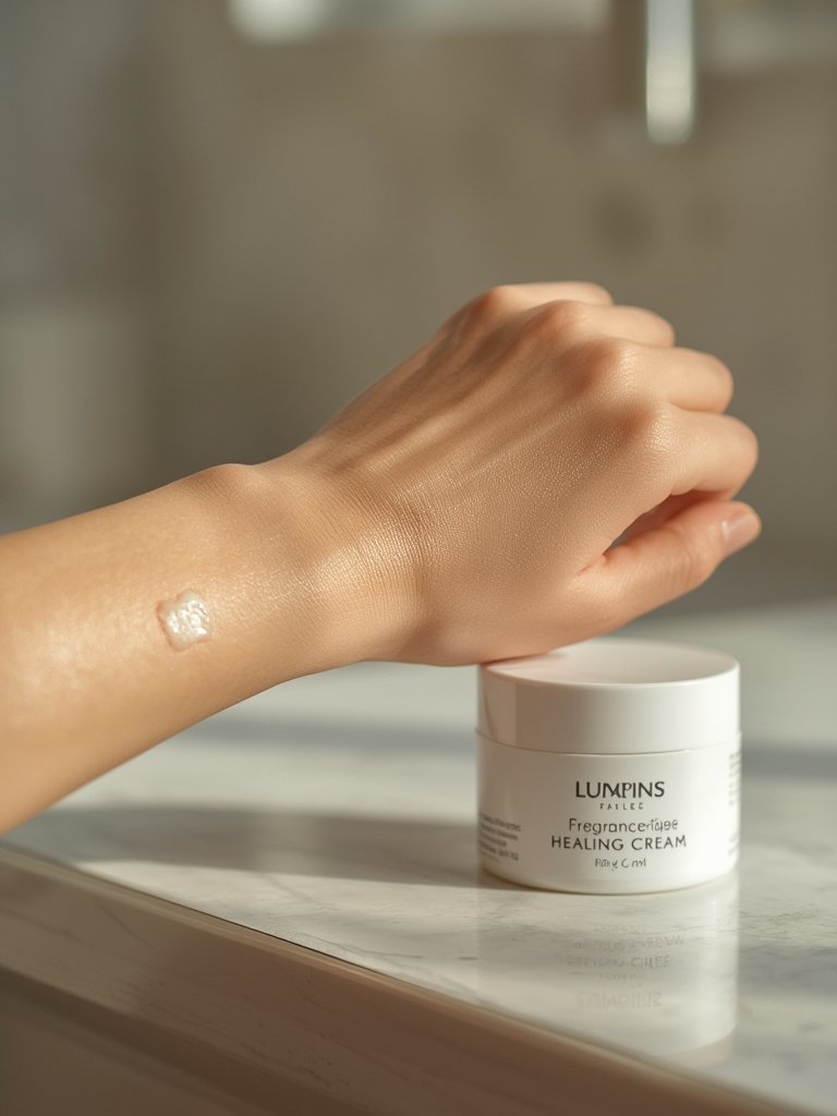 healing cream in action