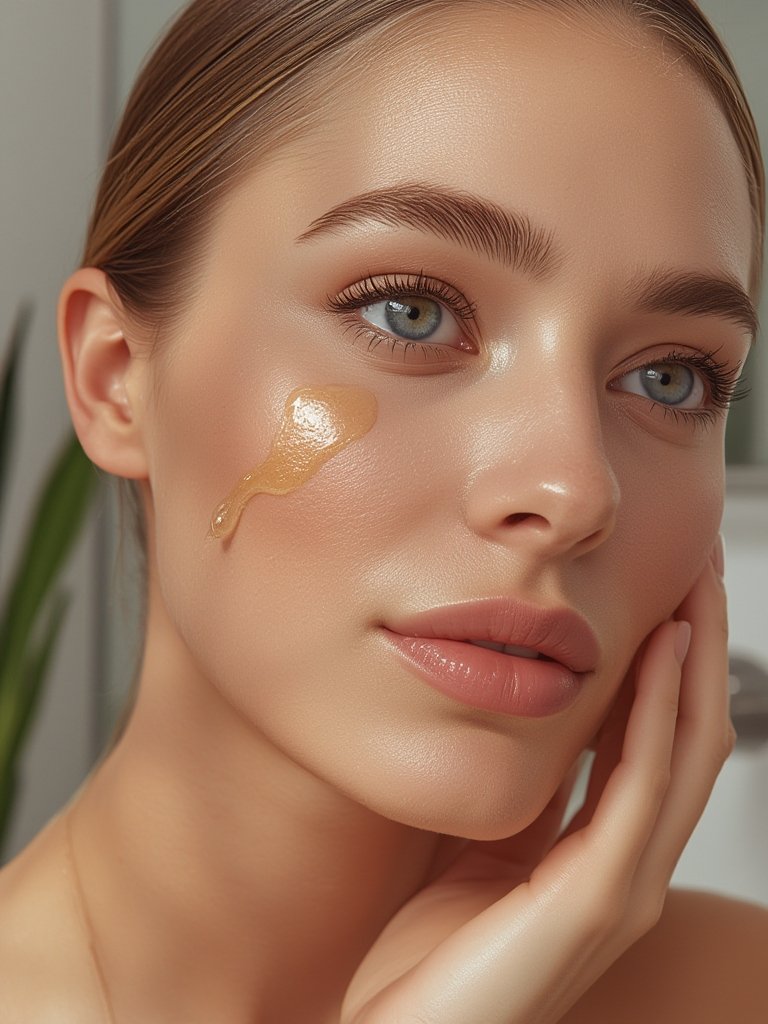 vitamin serum in action