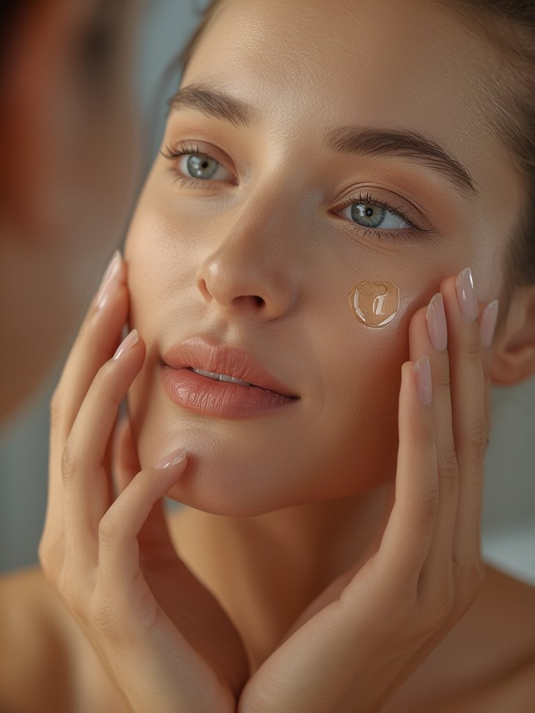 vitamin serum in action