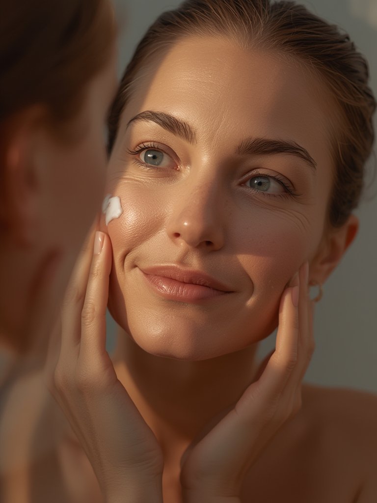 retinol cream in action