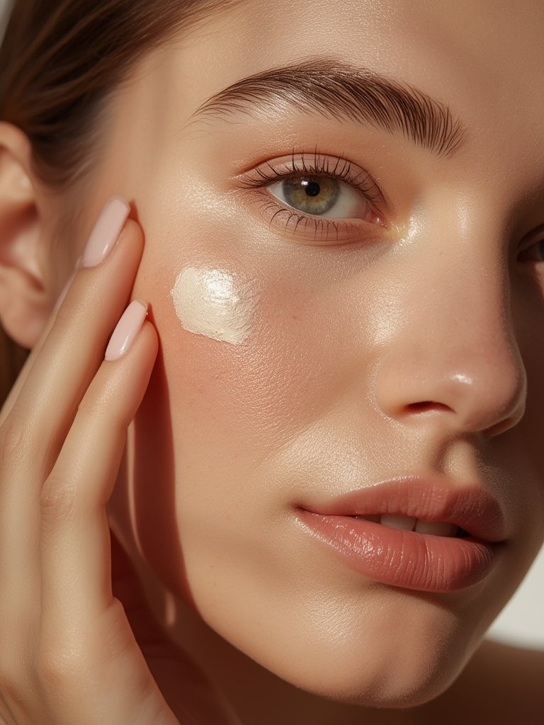 redness corrector in action