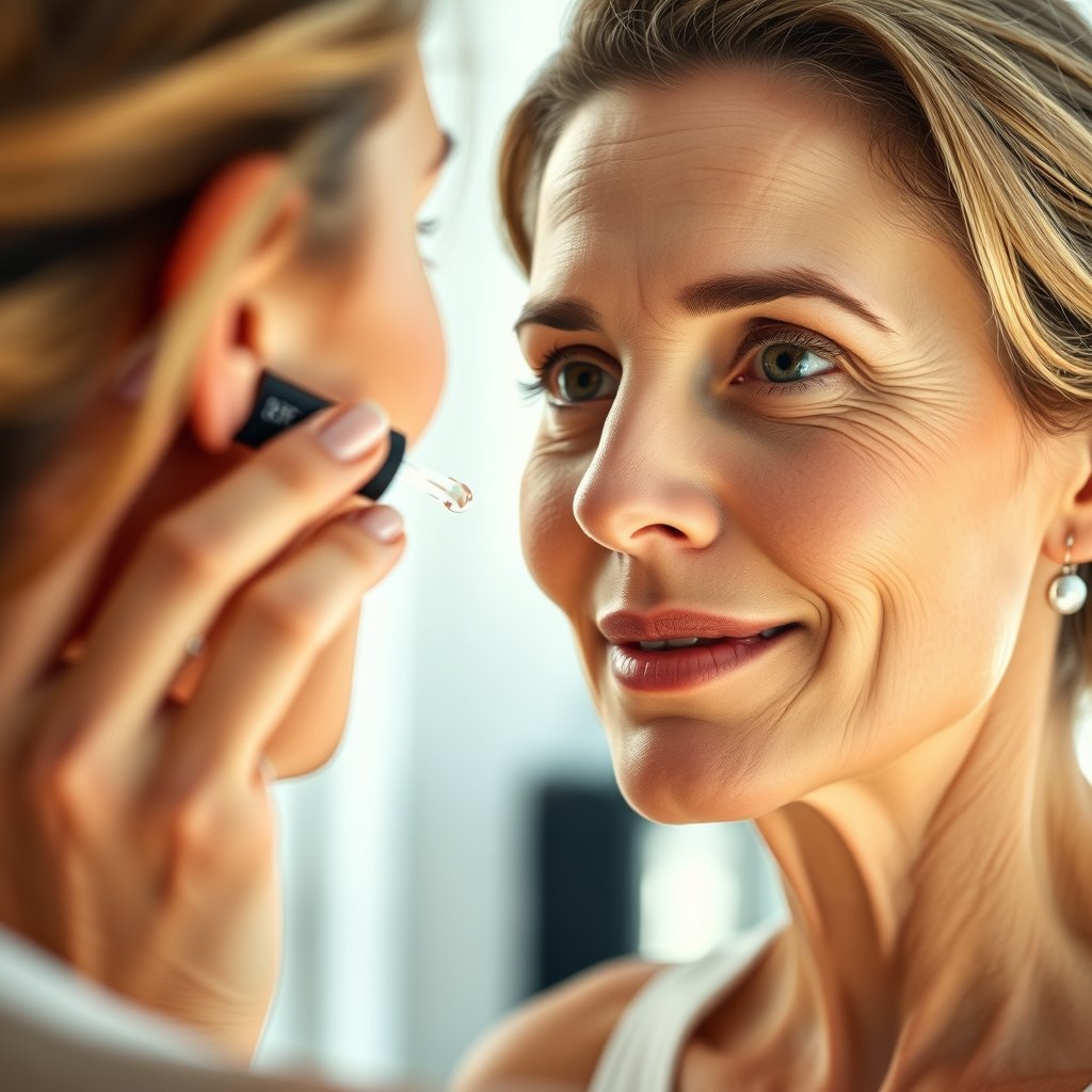 retinol serum in action