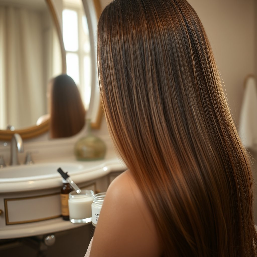 deep conditioner in action