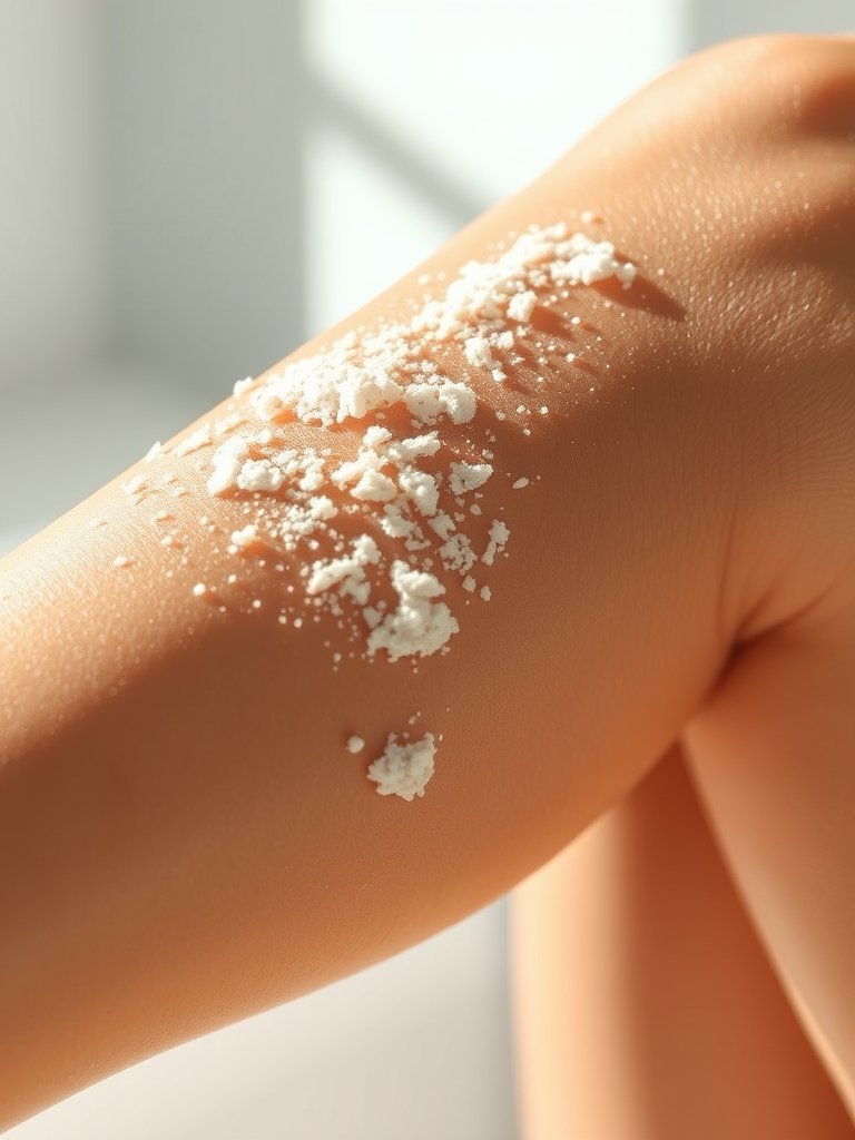 body scrub for strawberry legs - Illustration 2