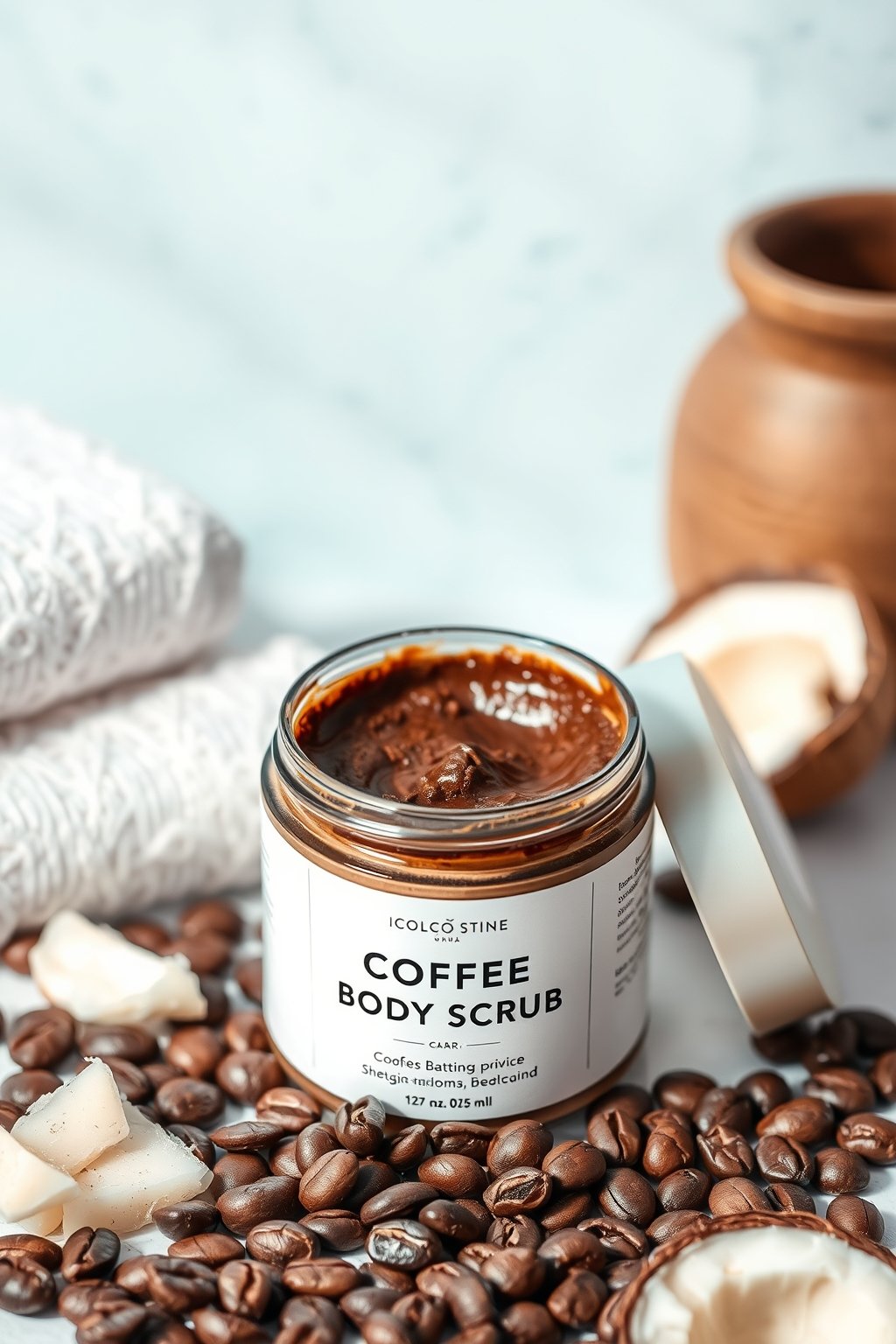 coffee body scrub - Illustration 1