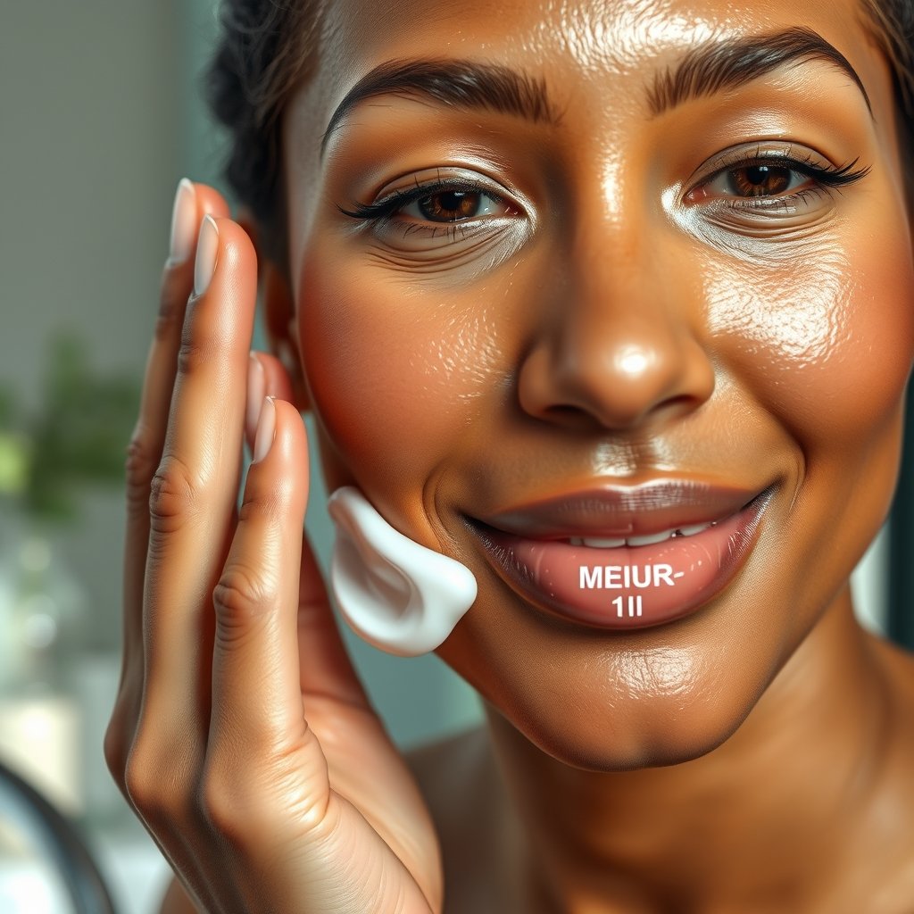 hydrating moisturizer in action