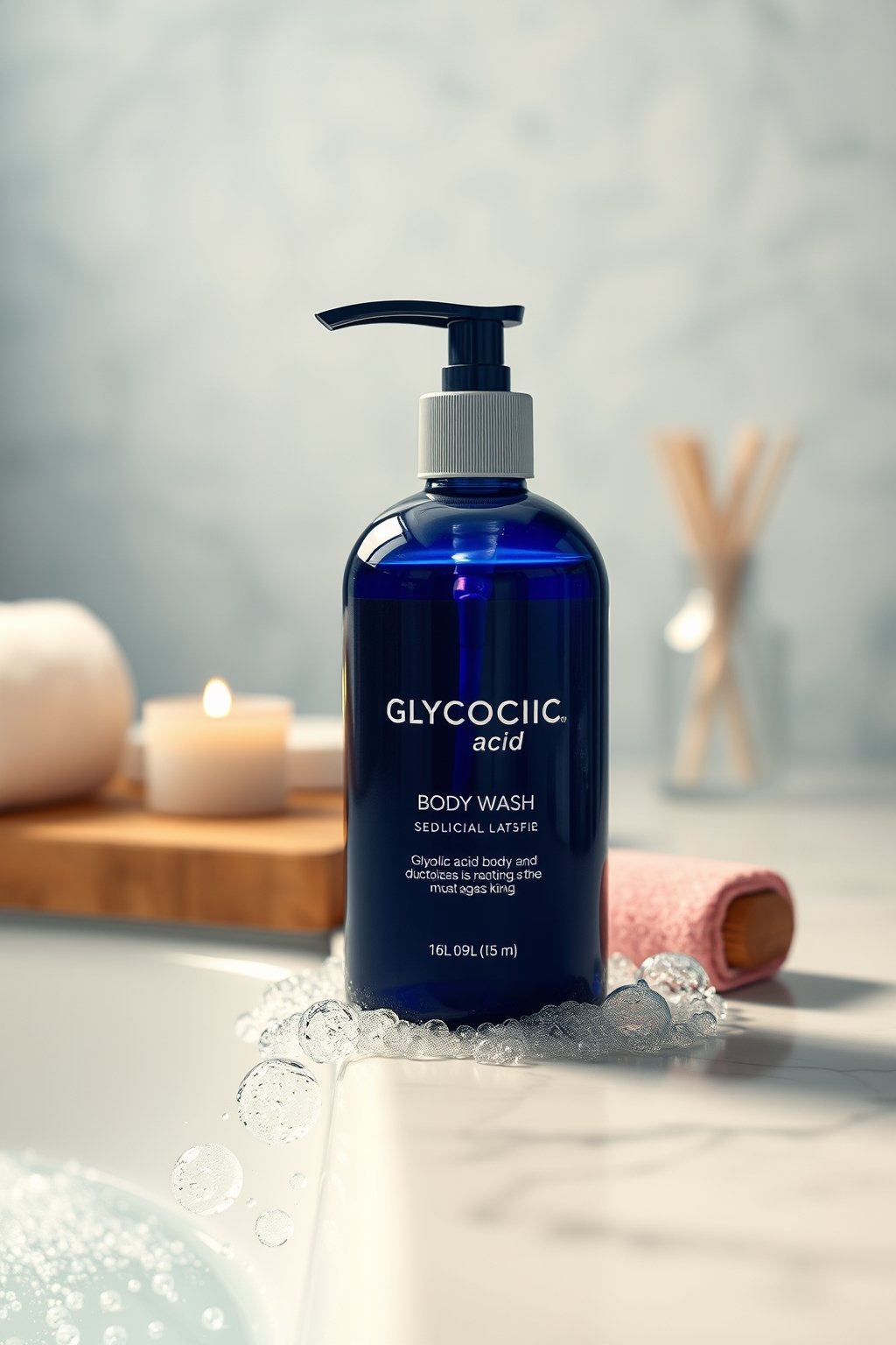 glycolic acid body wash - Illustration 1