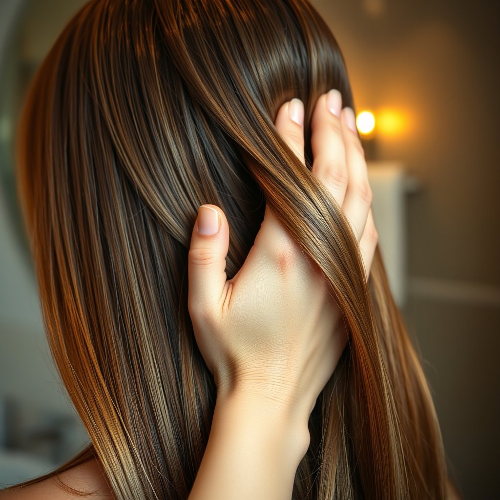 moisture shampoo in action