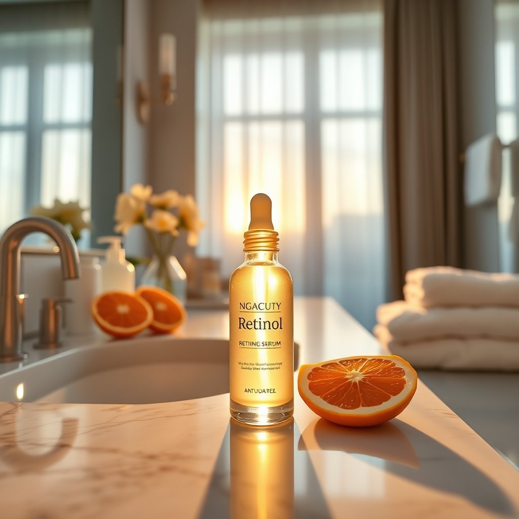 retinol serum product view