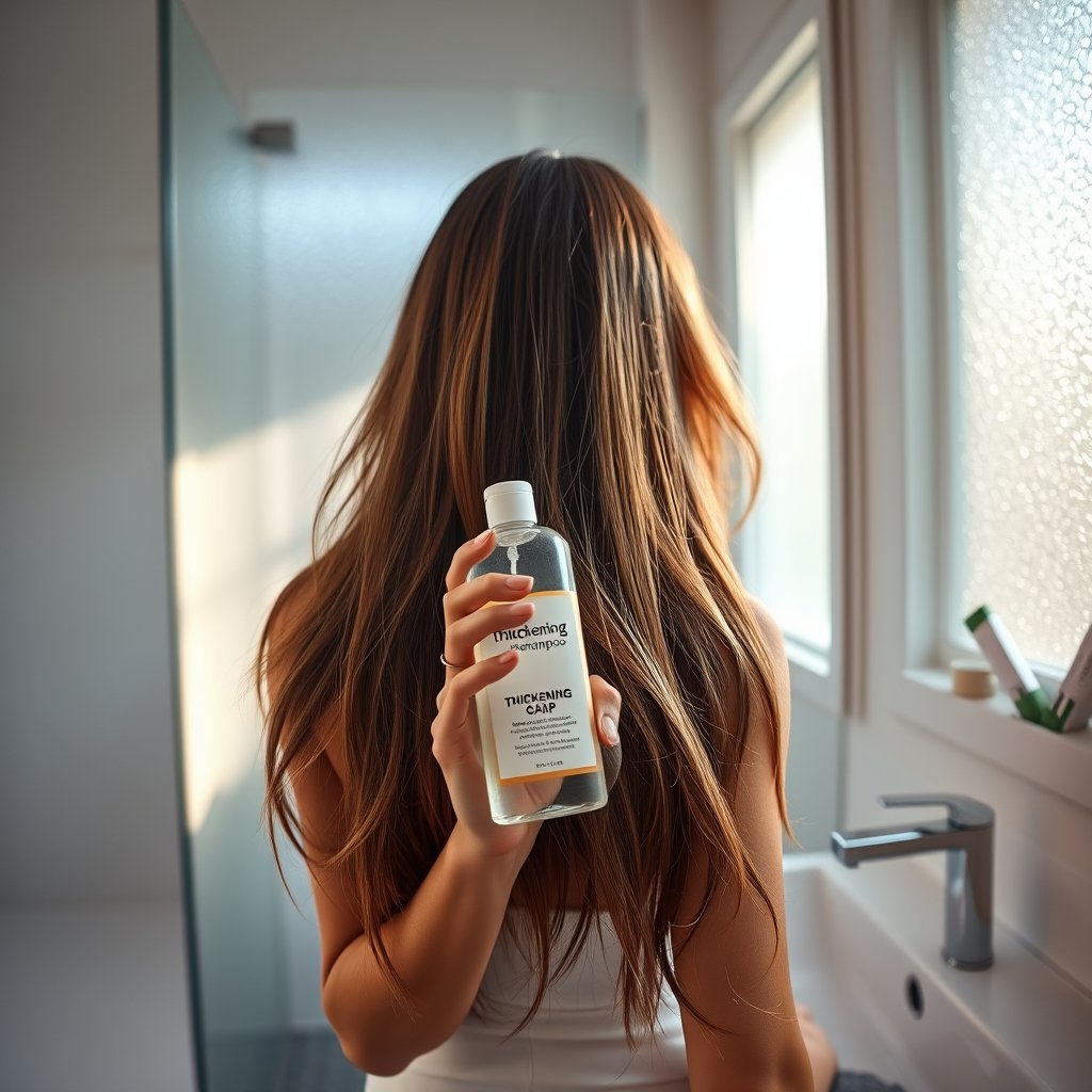 thickening shampoo product view