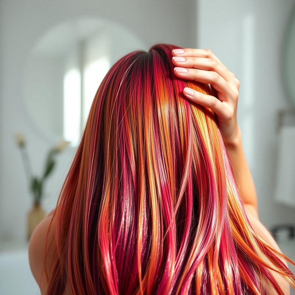 color conditioner in action